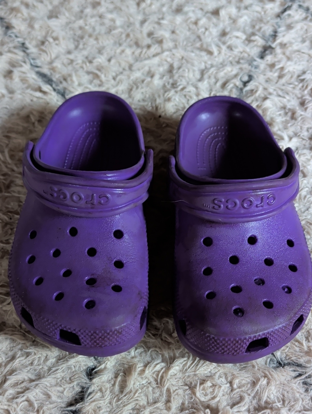 CROCS Kids Slip-On Clog in Purple